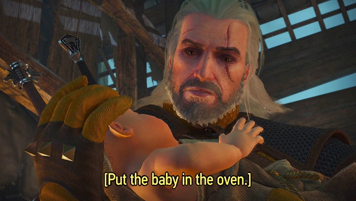 CD Projekt Red Reveals Baby-Dropping Bug in Witcher 3 Development