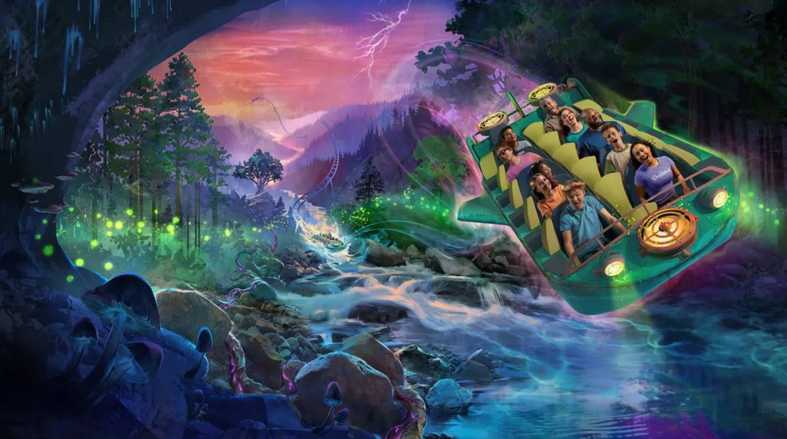 Dollywood's $50M NightFlight Expedition Builds Original Theme Park Mythology