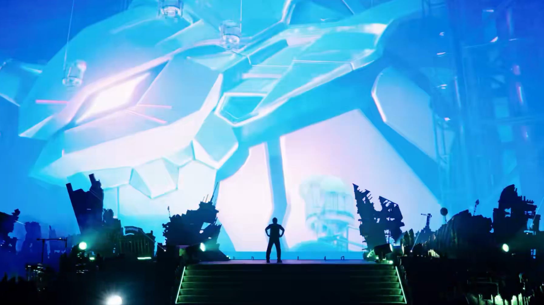 Yoko Taro Debuts Visuals for Evangelion Project at Weeknd Concert