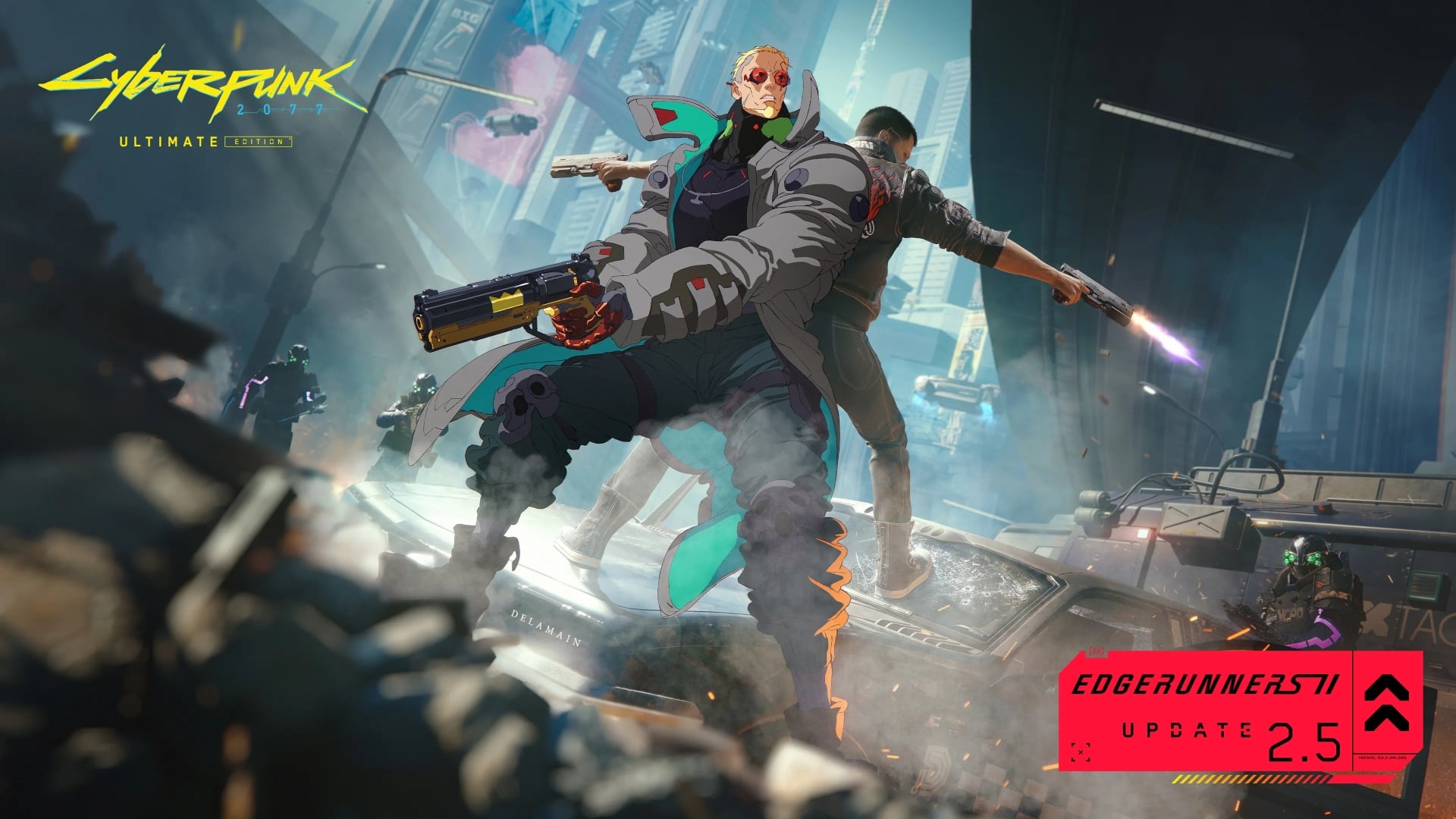 Cyberpunk 2077 Update 2.5 Adds Edgerunners Quests and Dual-Wielding